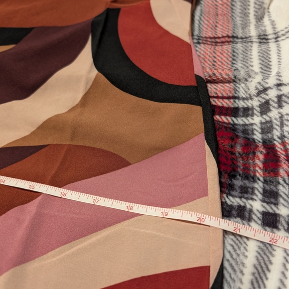 Donna Morgan Vibrant Pink and Red Maxi Dress - Picture 7 of 8